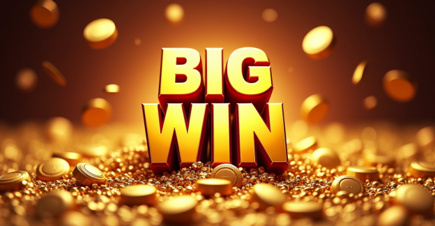 Tampilan game slot online saat meraih jackpot besar